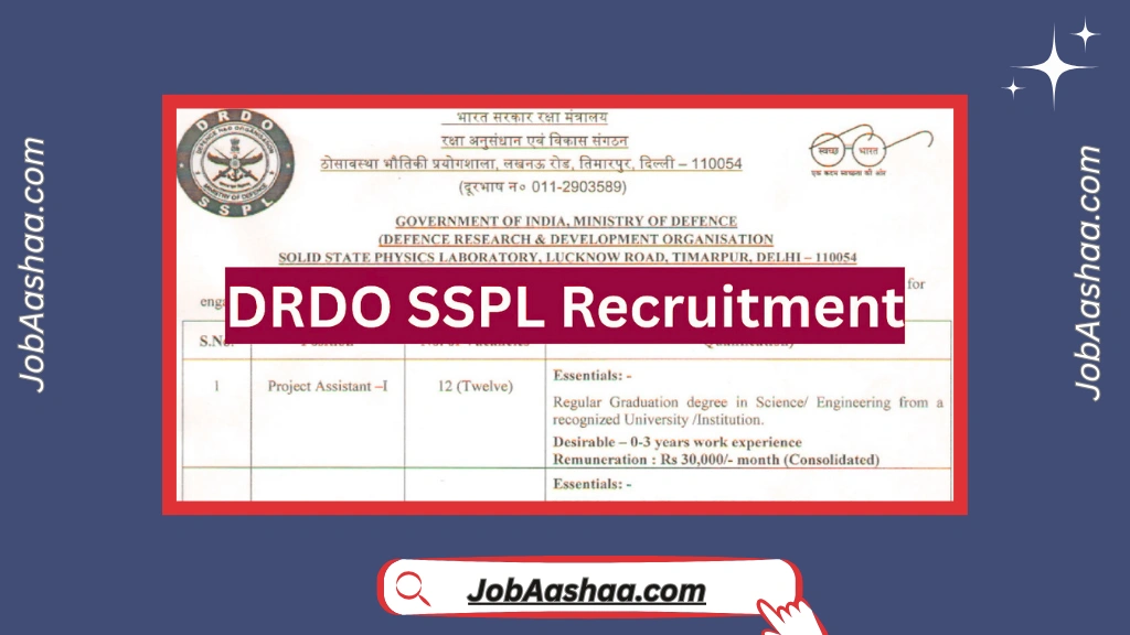 DRDO Delhi Jobs 2025