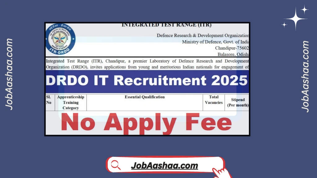 DRDO IT Recruitment 2025
