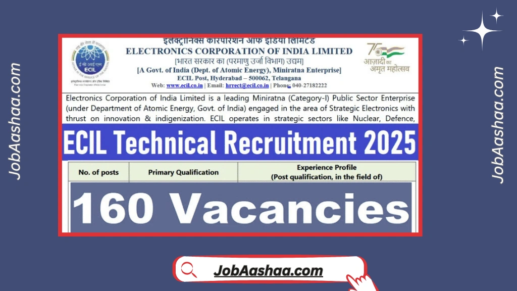ECIL Technical Officer Recruitment 2025
