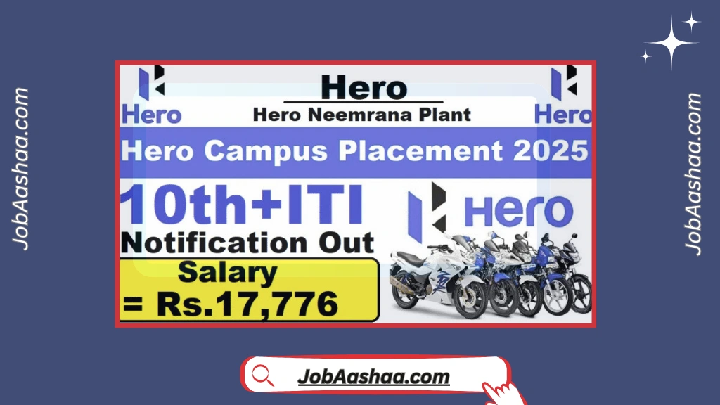 Hero Neemrana Plant Recruitment 2025
