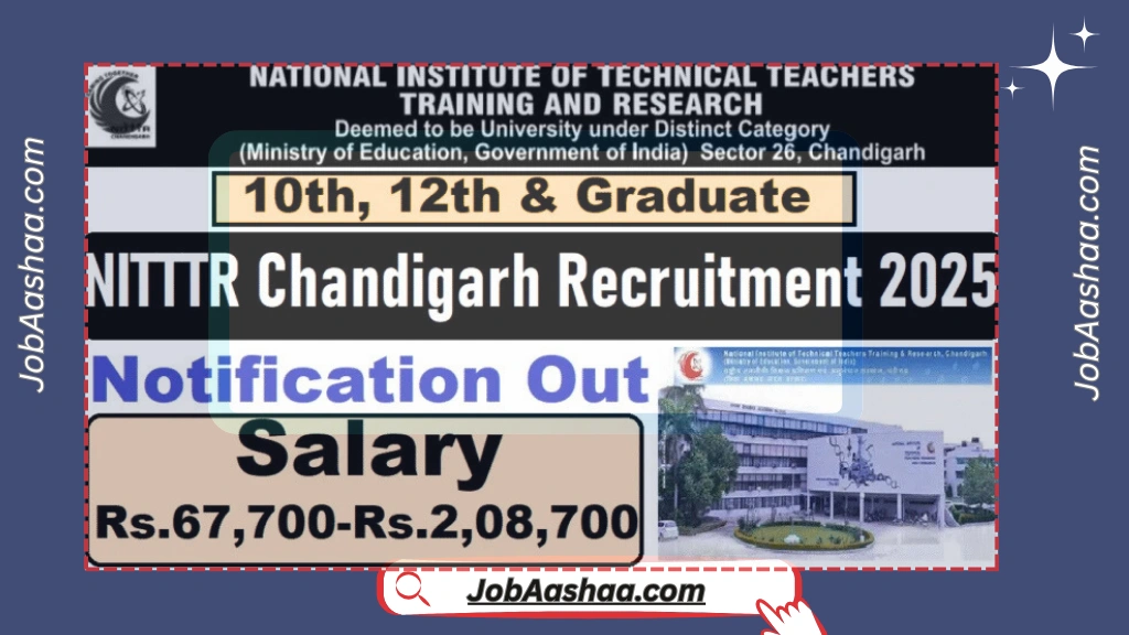 NITTTR Chandigarh Recruitment 2025