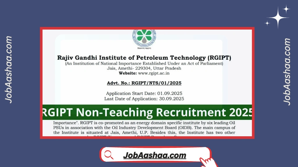 RGIPT Vacancy 2025