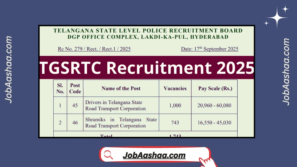 TGSRTC Recruitment 2025