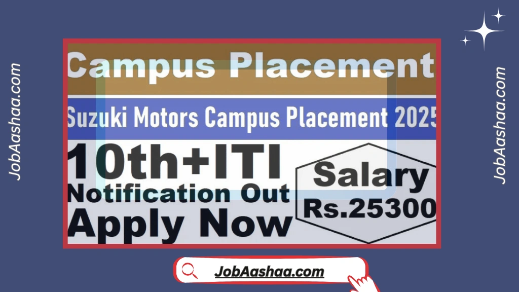 Walk-In Suzuki Motors Campus Placement 2025